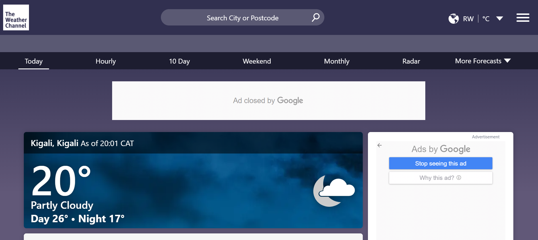Weather Forecast App Screenshot
